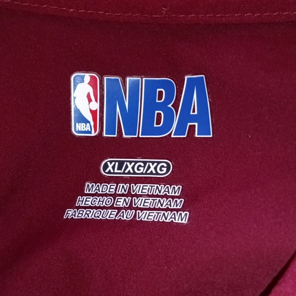 NBA Cleveland Cavaliers Basketball Full Zip Windbreaker Warmup Jacket Size XL - Picture 6 of 11